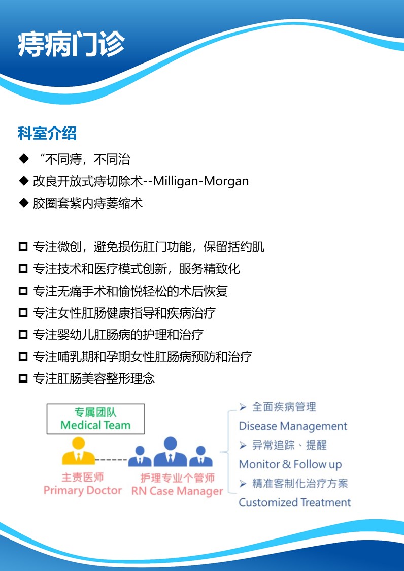 痔病门诊科室介绍